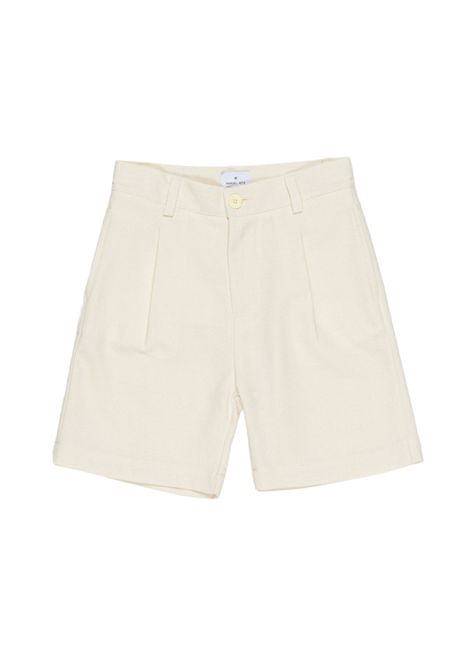 Bermuda con pinces MANUEL RITZ | MR3263ECRU